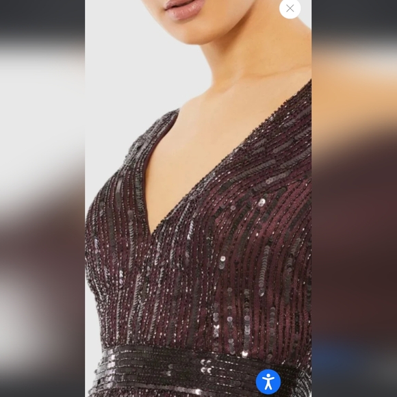 $598 Current Style NWT MacDuggal Special Occasion Gown 16 - Picture 4 of 10